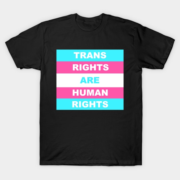 Trans Rights Are Human Rights T-Shirt by WhateverTheFuck